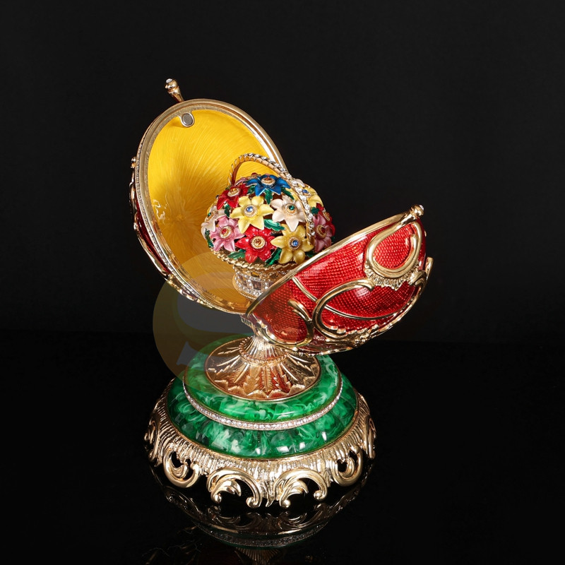 琺瑯彩工藝 俄羅斯彩蛋藝術(shù)與家居擺件的結(jié)合